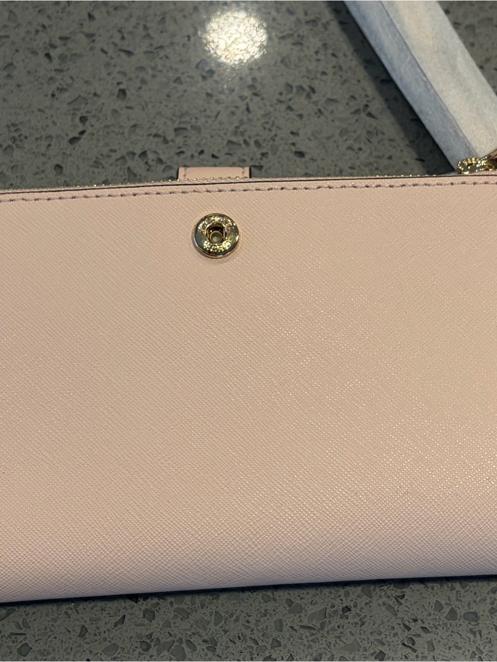 Michael Kors Light Pink Saffiano Leather Wristlet - Picture 3 of 5
